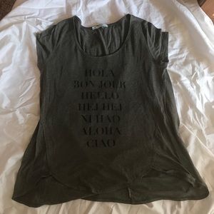 Grey graphic Maurices tee